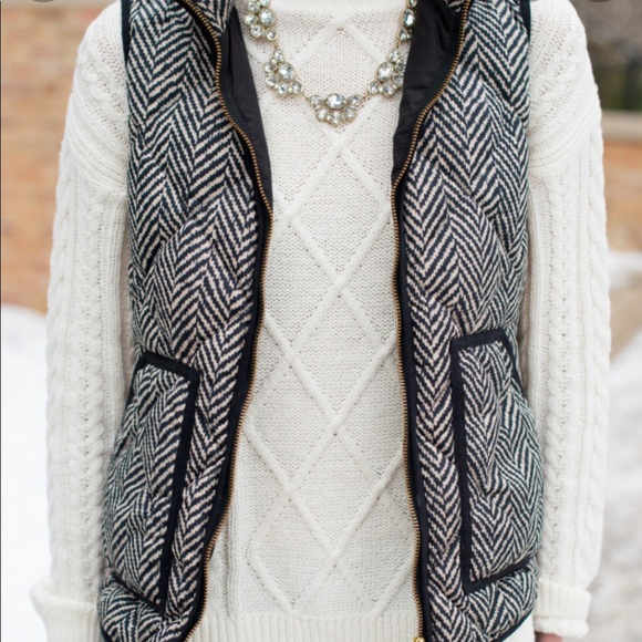 J. Crew Excursion Vest Herringbone - Picture 8 of 8